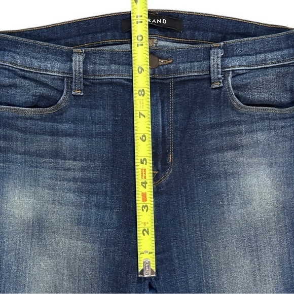 J Brand Spirited Cropped Zip Ankle Stretch Jean Size 29 - Picture 5 of 15